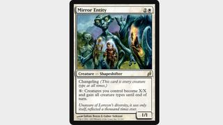 The Mirror Entity card from Magic: The Gathering Lorwyn