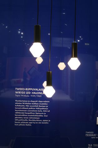 A close-up look at Wirkkala's lights
