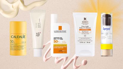 best facial sunscreens from Caudalie, Beauty of Joseon, La Roche-Posay, Kiehl's and Supergoop