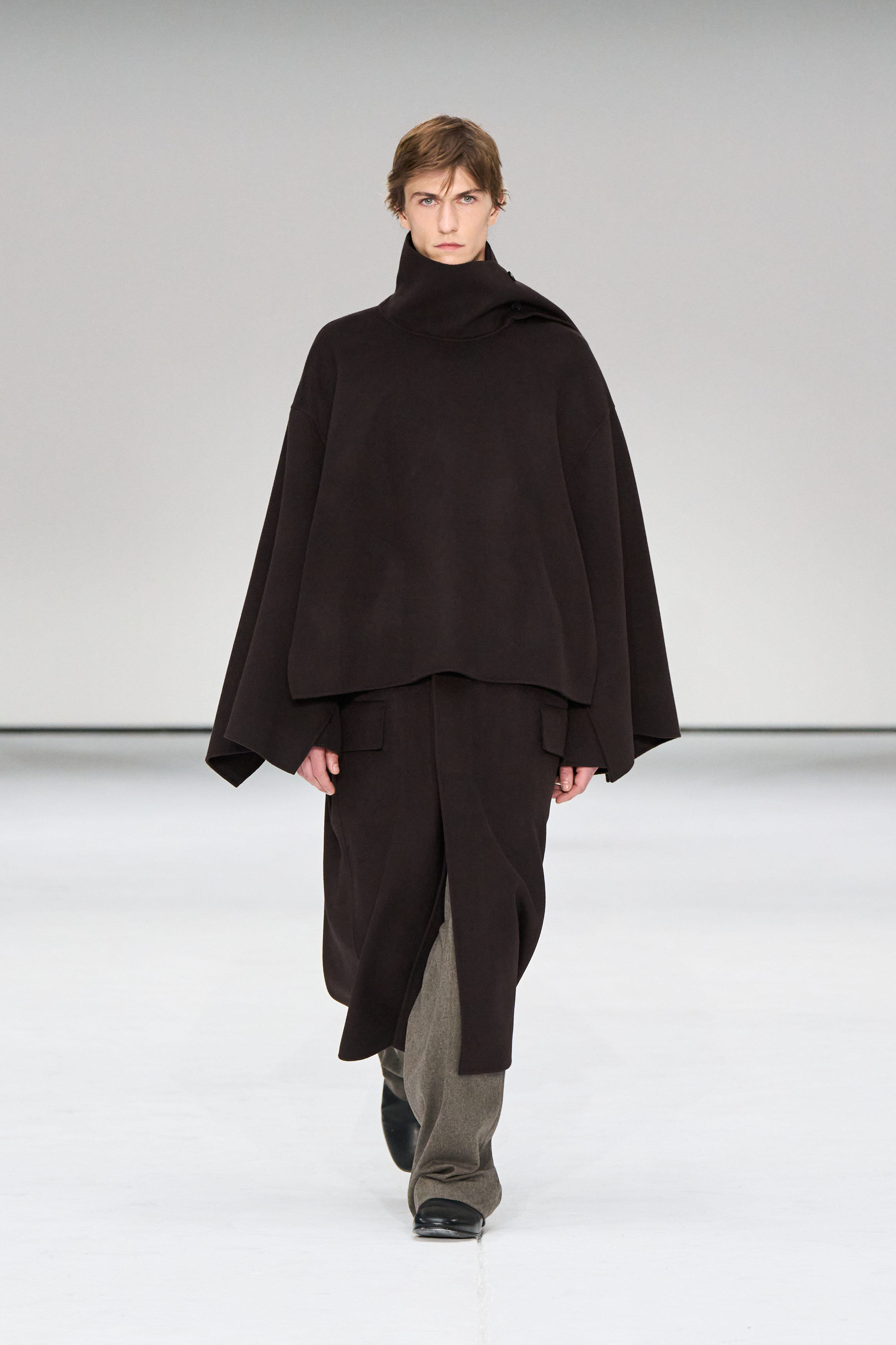 Double-Faced Wool Cape