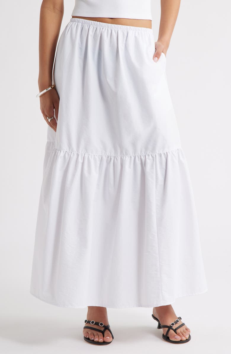 Tiered Maxi Skirt