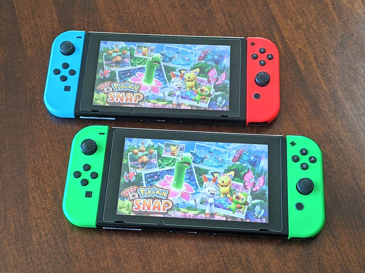 Two Nintendo Switch Consoles New Pokemon Snap