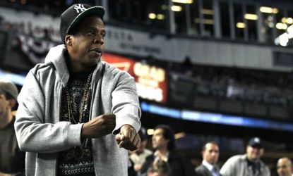 Jay-Z's rolling up his sleeves and firing back in verse