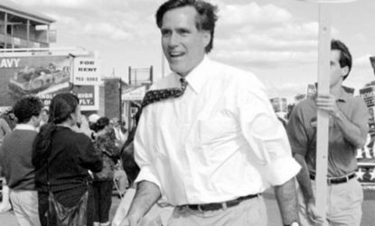 Mitt Romney during his 1994 Senate run: The GOP candidate worked at Bain Capital from 1984 until 1999 during which the company backed what is today the fifth-largest steel producer.