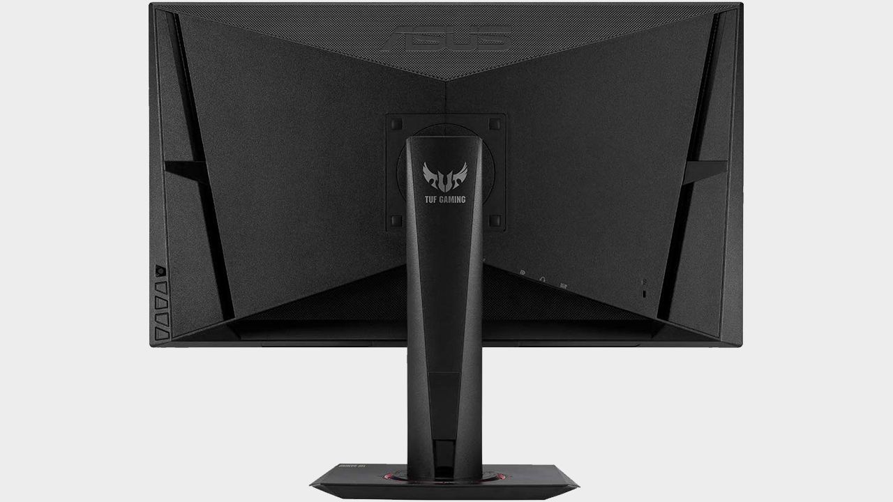 TUF gaming monitor back view.