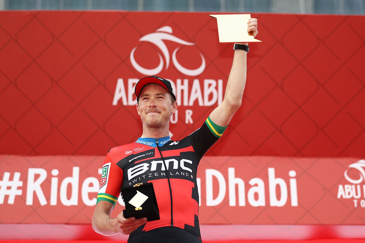 Rohan Dennis won stage 4 of the 2018 Abu Dhabi Tour