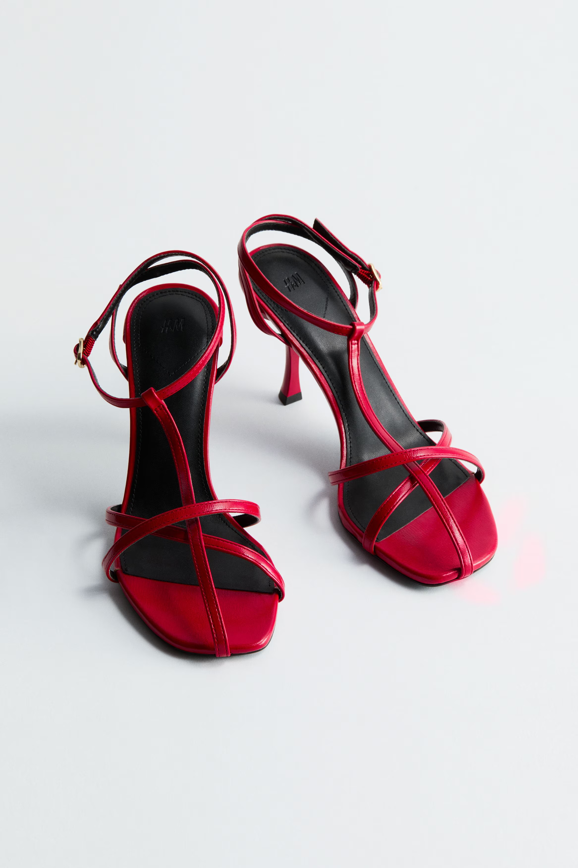 H&amp;amp;M, Heeled Strappy Sandals