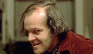 A crazy Jack Nicholson in The Shining