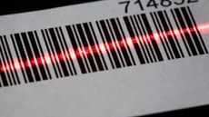 Barcode being scanned
