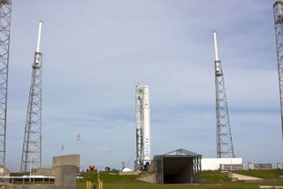 SpaceX's Falcon 9 Rocket on the Pad