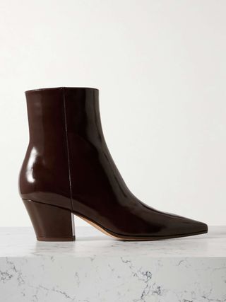 Keinna 60 Patent-Leather Ankle Boots