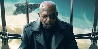 Nick Fury in Captain America: The Winter Soldier