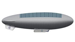 Side View of a Manned HAVOC Airship