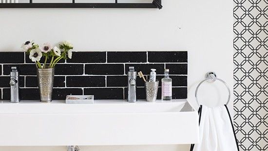 bathroom with wash basin and towel