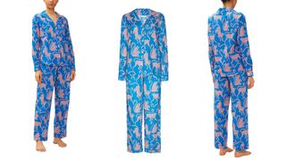 Desmond and Dempsey Chango monkey-print cotton pyjama set women's Christmas pyjamas 2023