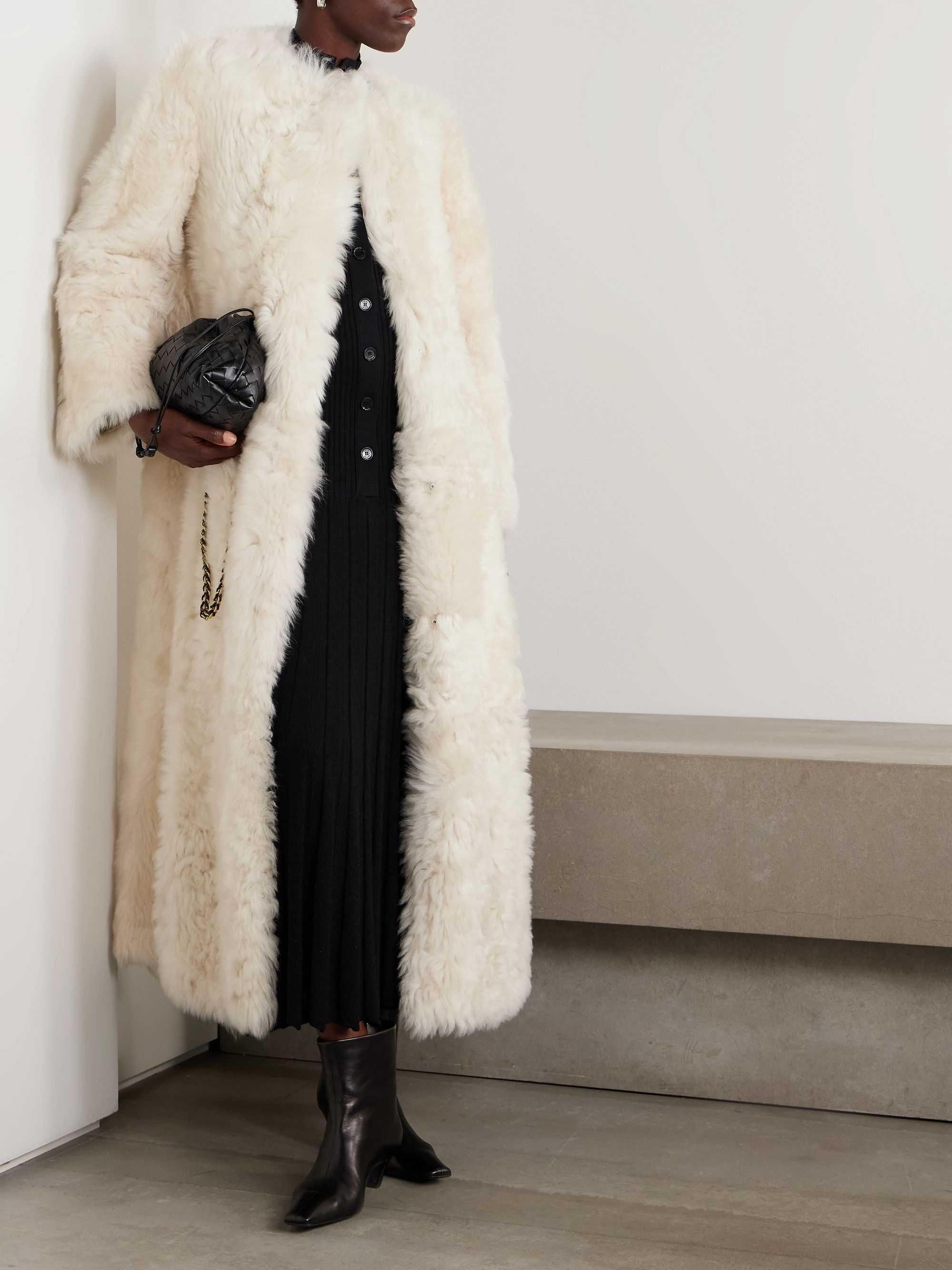 YVES SALOMON, Shearling coat