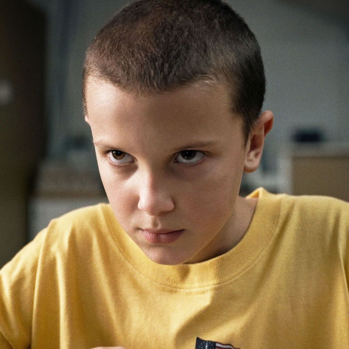 Watch Stranger Things Eleven Get Her Head Shaved Marie Claire 7234