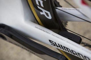 fabian cancellara trek madone spartacus tour de france bike chainstay