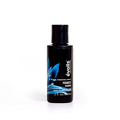 Evolis Promote Nourishing Shampoo – Strengthening Treatment for Longer, Healthier-Looking Hair - Travel Size (2 Fl Oz)