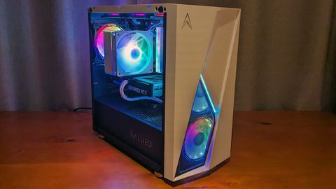 Allied Stinger-A Gaming PC with rainbow RGB lighting