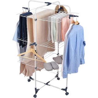 TOOLF Collapsible Clothes Drying Rack