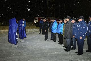 Expedition 29 Crew Greeted by Russian Officials