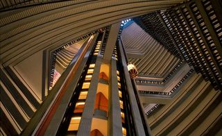 Atlanta Marriott Marquis, Atlanta atrium, 1985.