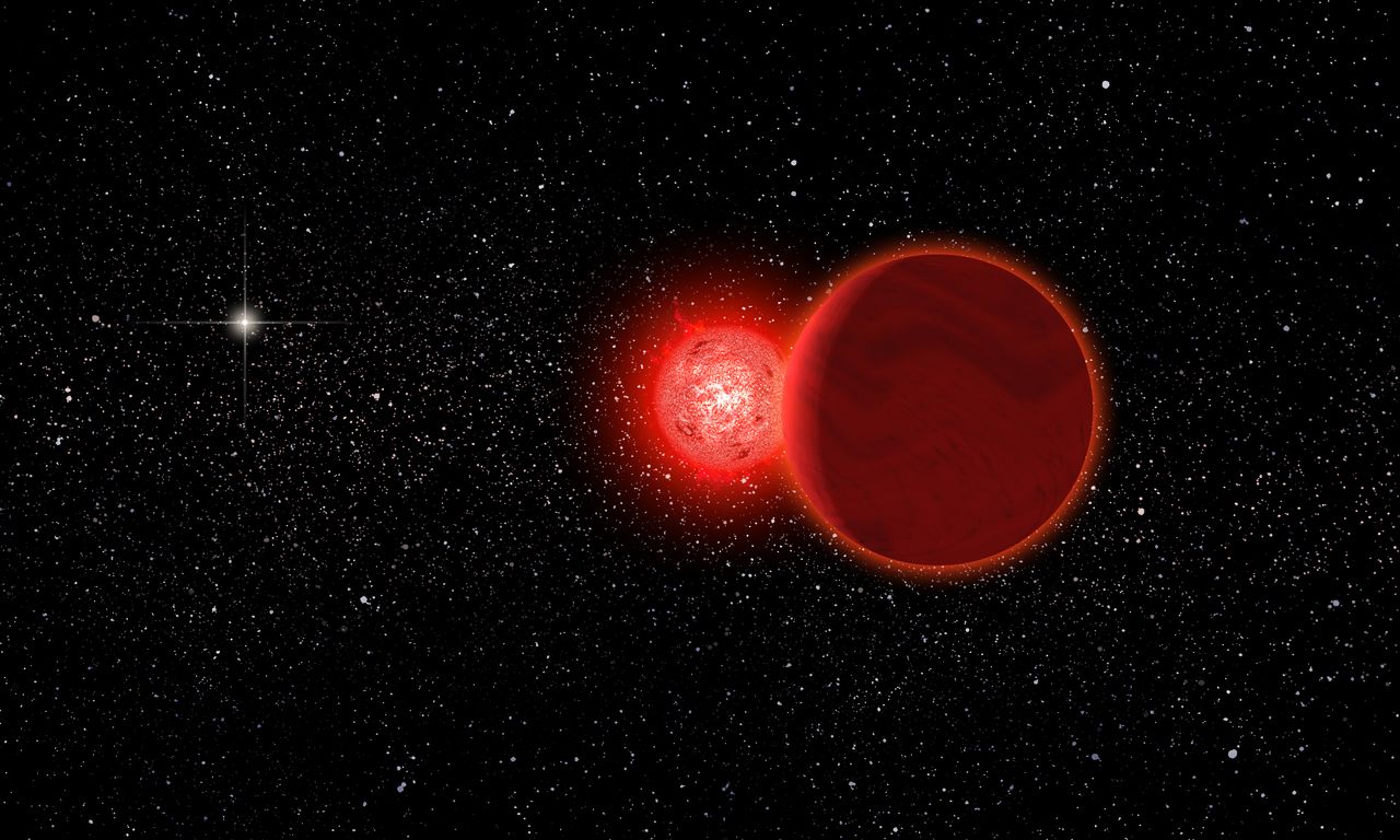 An artist&amp;#039;s impression of the star