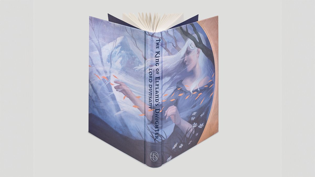 Three images of the The King of Elfland&rsquo;s Daughter book.