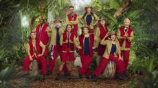 Shona McGarty, Eddie Kadi, Aitch, Alex Scott MBE, Jack Osbourne, Lisa Riley, Kelly Brook, Angry Ginge, Ruby Wax OBE and Martin Kemp in I'm A Celebrity