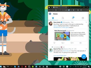 Twitter as a PWA in Microsoft Edge is almost like a full app.