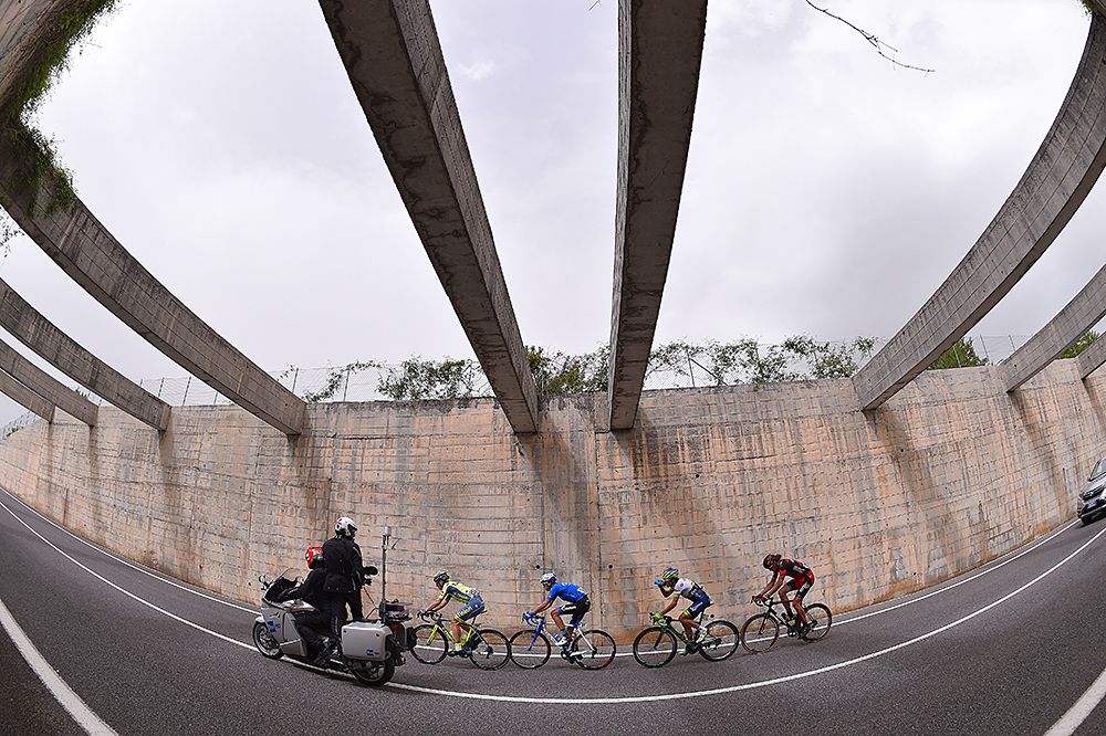 The four-man breakaway