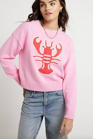 Pink Lobster Knit Jumper