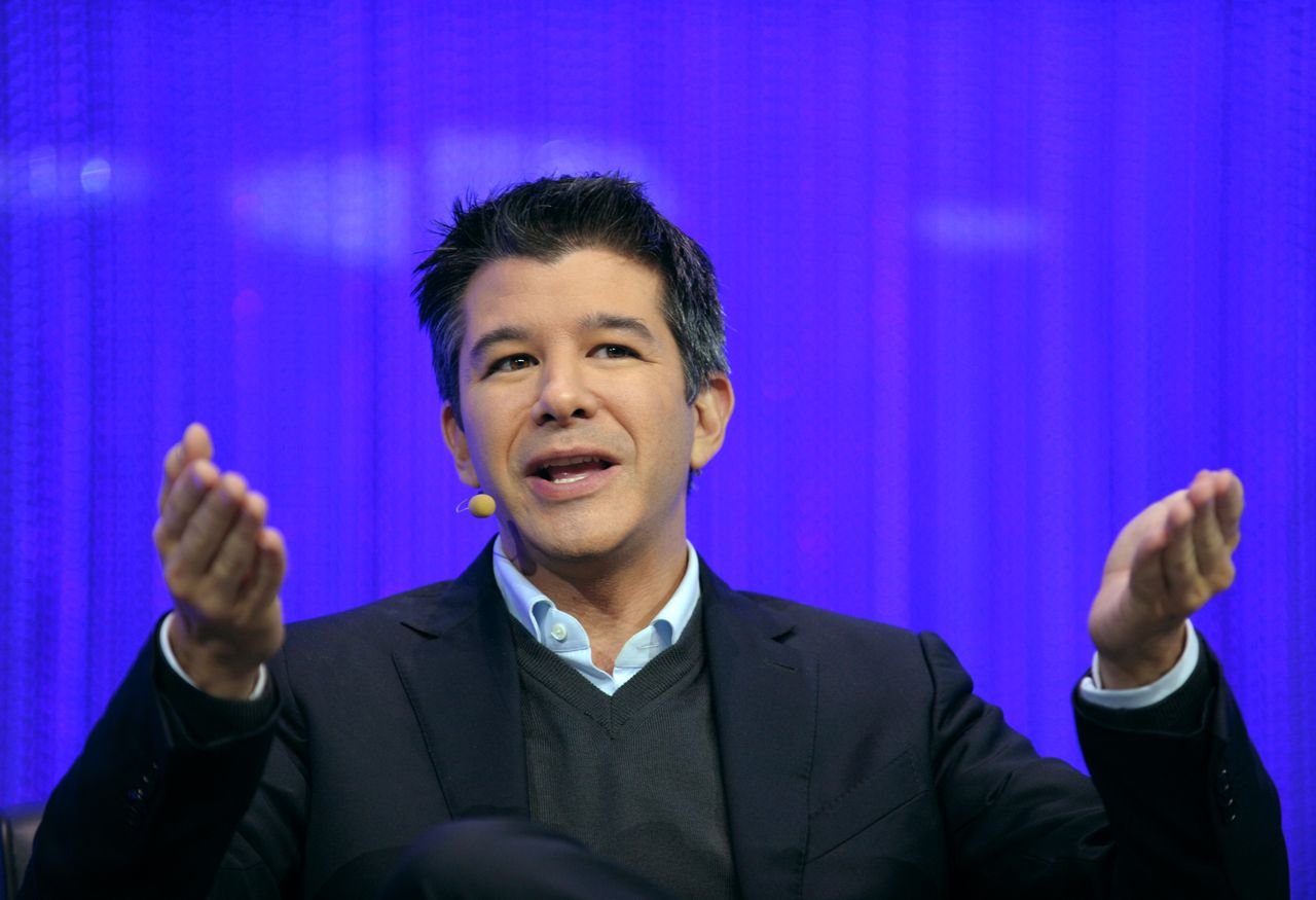 Uber CEO Travis Kalanick in Paris