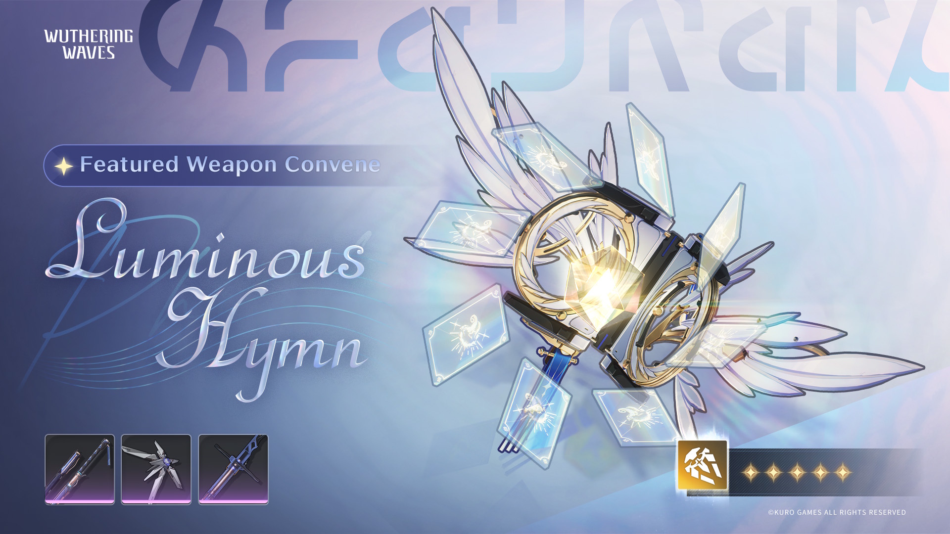 Wuthering Waves banners - Phoebe's weapon in version 2.8