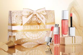 Dior Addict Lip Glow Oil and Forever Glow Maximizer Glow Makeup Duo - Christmas Gift Set