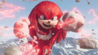 Knuckles the echidna in the Knuckles TV show.