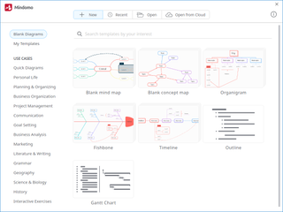 Mindomo templates