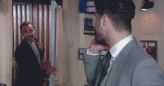 Billy Mayhew tells Todd Grimshaw he thinks Adam Barlow should contribute to their fund, given that it’s his fault they’re out of work. Adam refuses to take the bait so when Billy spots an envelope of cash on Adam’s desk, he impulsively scoops it up and hurries out in Coronation Street.