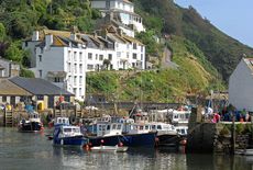 Polperro, Cornwall, Britain, UK