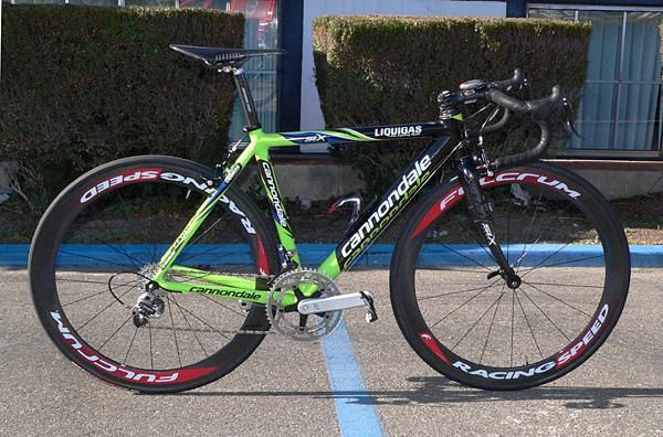Liquigas rider Luca Paolini&rsquo;s 2007 Cannondale SystemSix