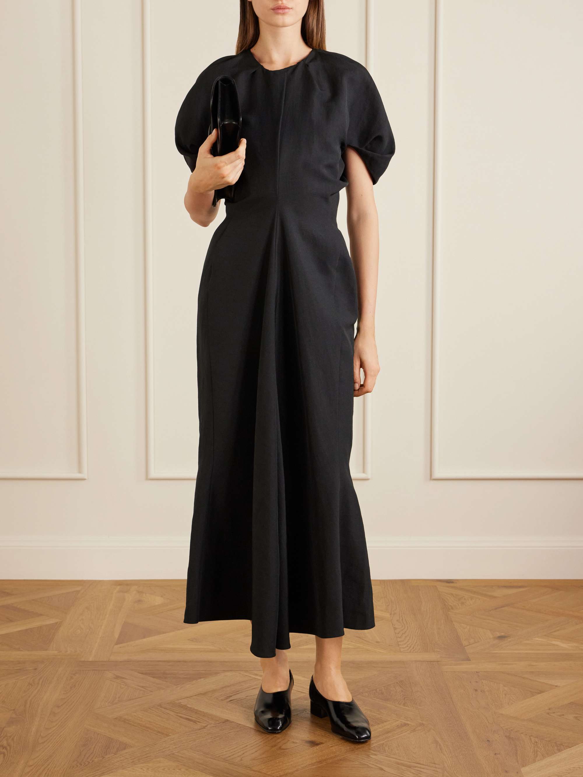 Ria Woven Midi Dress
