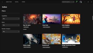 Xbox Game Pass for PC indie titles