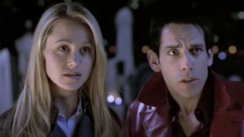 Christine Taylor and Ben Stiller in Zoolander.