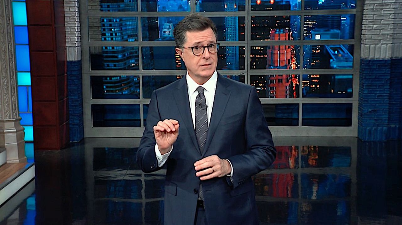 Stephen Colbert mocks Trump, &amp;quot;Tariff Man&amp;quot;