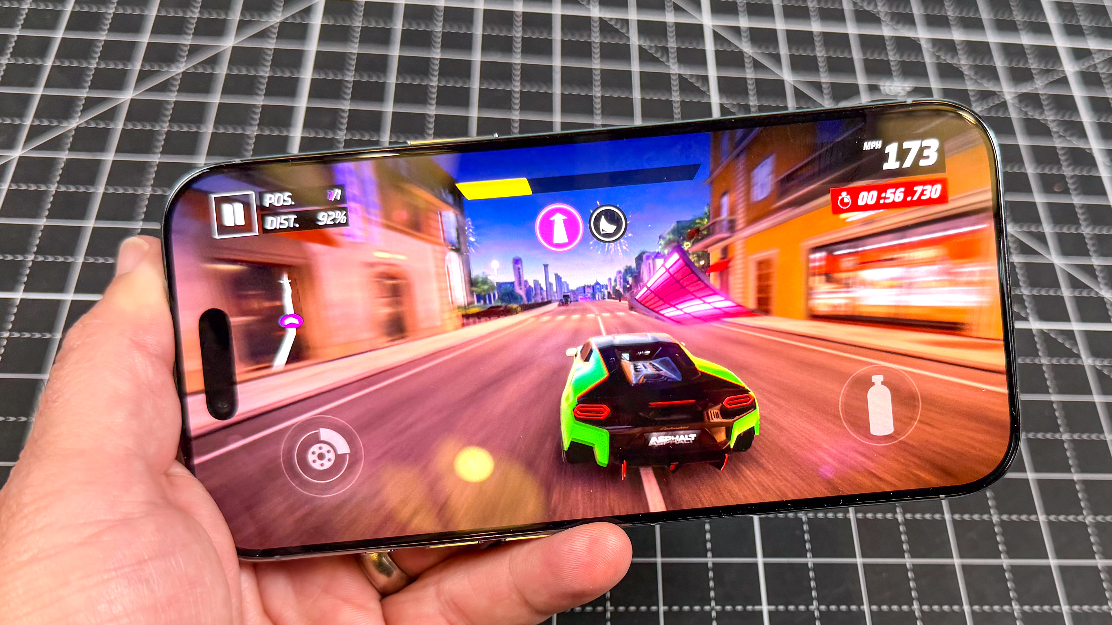 iPhone Air shown in hand