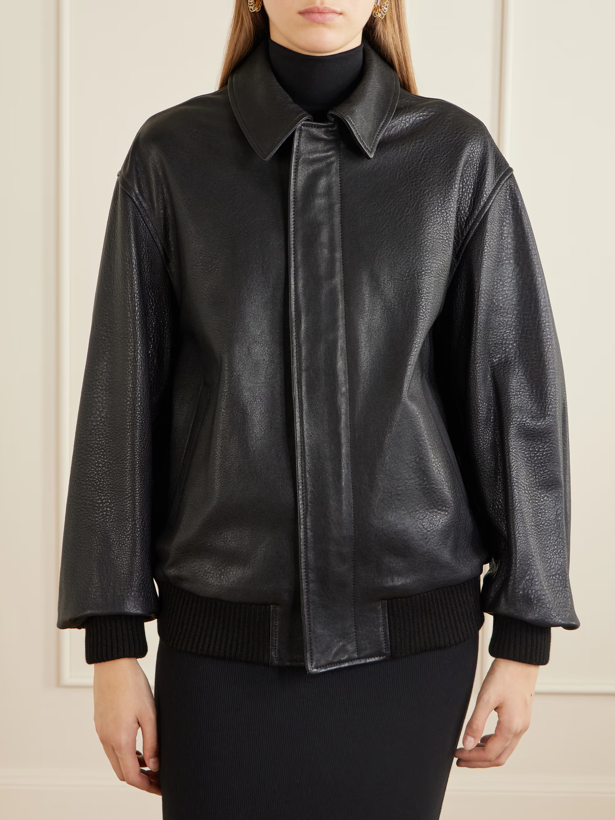 NOUR HAMMOUR, Toyen Leather Bomber