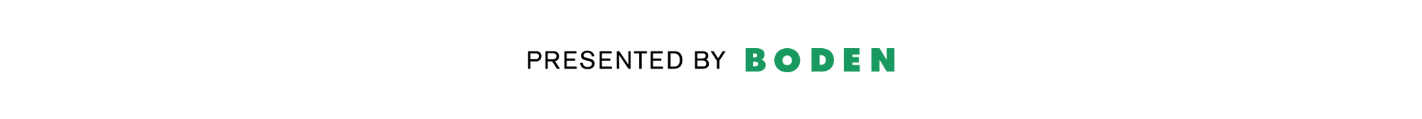 Presented by Boden