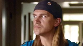 Clerks actor Jason Mewes staring away from the camera