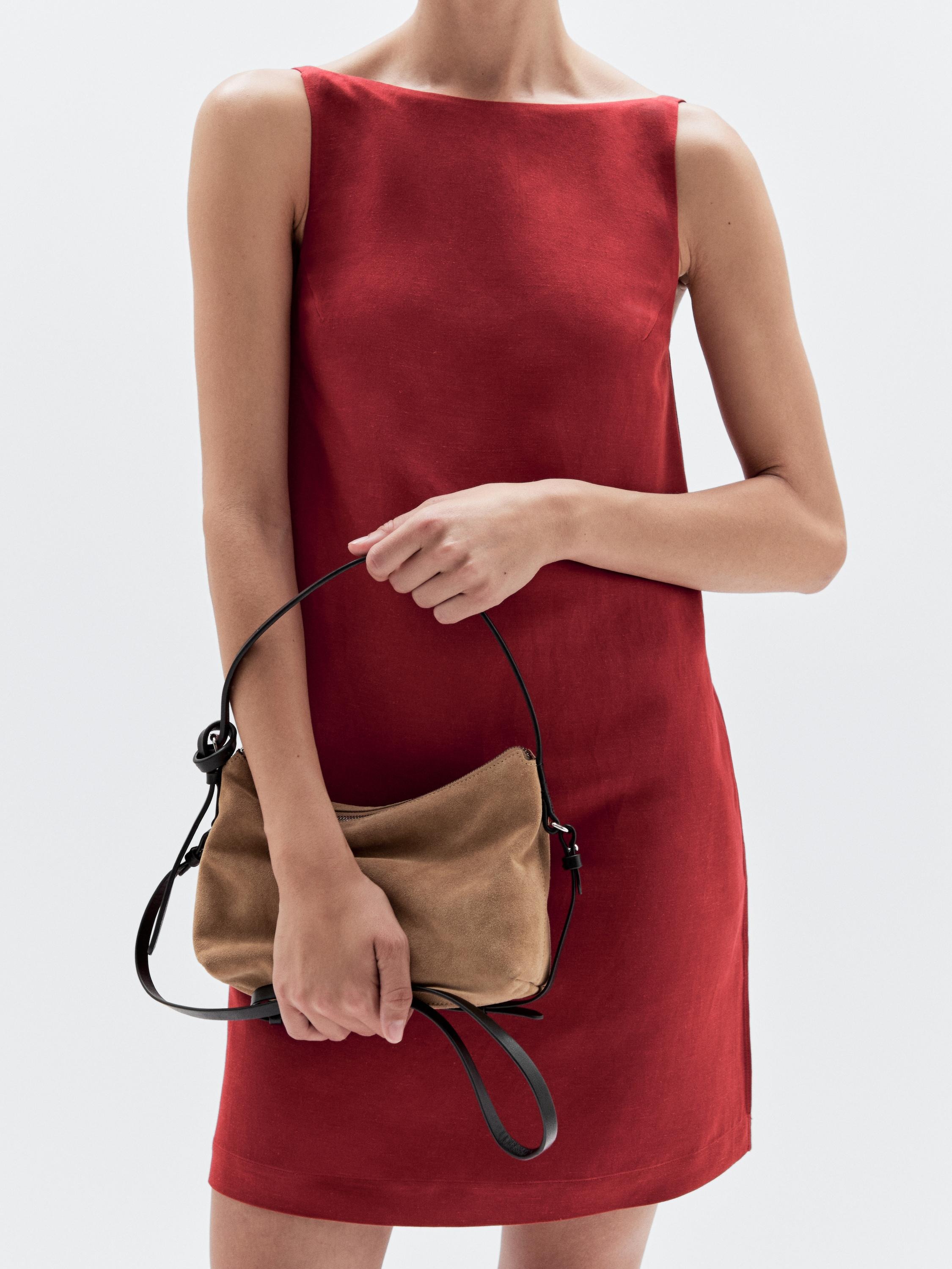 Massimo Dutti, Small Split Suede Leather Bag